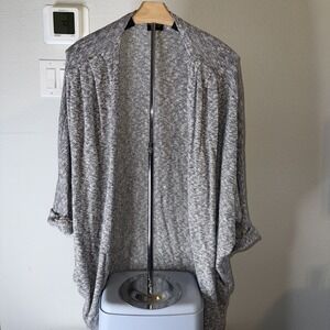 Audrey 3 Plus 1 Women's Cardigan Gray Super Soft Size S